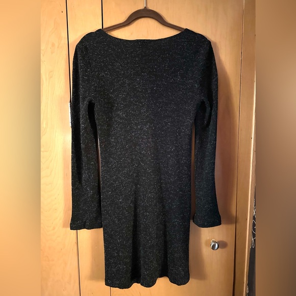 Byer California Charcoal Open Front Duster with Tie Closure - Picture 3 of 6